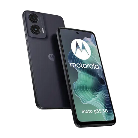 Motorola Moto G35, XT2433-5, 5G, Dual Sim, 4GB RAM, 256GB, Midnight Black Motorola- Handy24