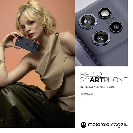 Motorola Solutions Motorola edge 50 Neo , 16,1 cm (6.36"), 8 GB, 256 GB, 50 MP, Android 14, Grau Motorola- Handy24