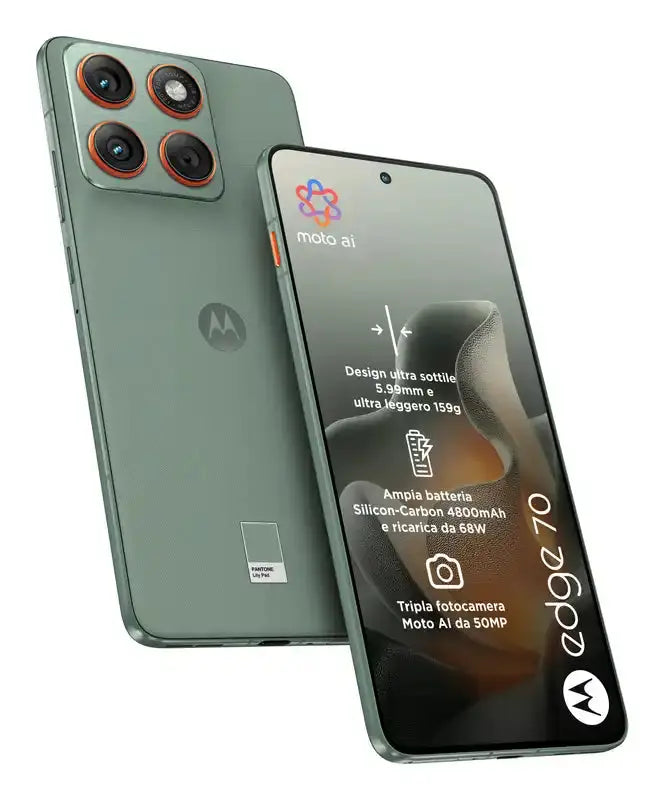 Motorola edge 70 , 17 cm (6.7"), 12 GB, 512 GB, 50 MP, Android 16.0, Grün