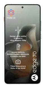 Motorola edge 70 , 17 cm (6.7"), 12 GB, 512 GB, 50 MP, Android 16.0, Grün