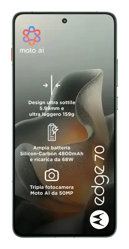 Motorola edge 70 , 17 cm (6.7"), 12 GB, 512 GB, 50 MP, Android 16.0, Grün