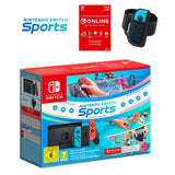 Nintendo Switch-Konsole (neon-blau/neon-rot) – Switch Sports-Set + Switch Online – 12-monatige (365-tägige) Einzelmitgliedschaft, Nintendo Switch, NVIDIA Custom Tegra, 768 MHz, 4000 MB, Blau, Grau, Rot, Analog / Digital Nintendo- Handy24