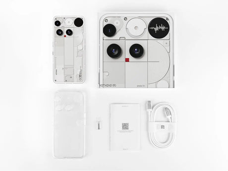 Nothing Phone (3), 16,9 cm (6.67"), 12 GB, 256 GB, 50 MP, Android 15, Weiß Handy24- Handy24