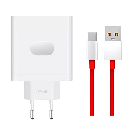OnePlus 100W USB-A SuperVooc Power Adapter+Kabel - Weiß OnePlus- Handy24