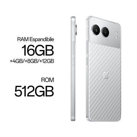 OnePlus Nord 4, 17,1 cm (6.74"), 16 GB, 512 GB, 50 MP, Android 14, Silber OnePlus- Handy24