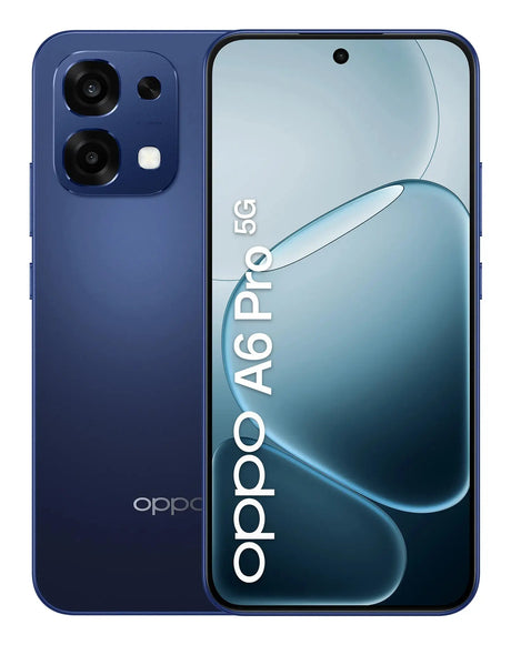 Oppo A6 Pro 5G, 16,7 cm (6.57"), 8 GB, 256 GB, 50 MP, Android 15, Blau Handy24- Handy24