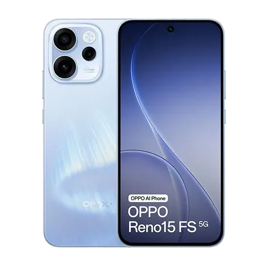 Oppo Reno15 FS, 5G, Dual Sim, 8GB RAM, 512GB, Aurora Blue Oppo- Handy24
