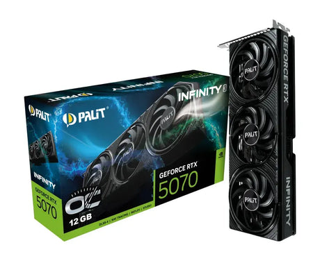 Palit GeForce RTX 5070 Infinity 3 OC, GeForce RTX 5070, 12 GB, GDDR7, 192 Bit, 7680 x 4320 Pixel, PCI Express 5.0