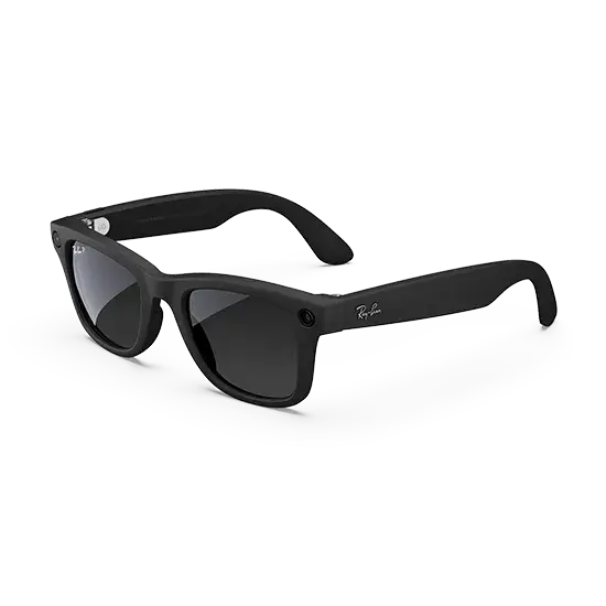 Ray-Ban Meta Wayfarer Gen1 AI Glasses - Matte Black/Graphite