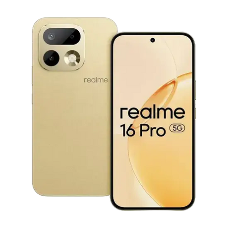 Realme 16 Pro Gold battery display - Mobiltelefon - 256 GB