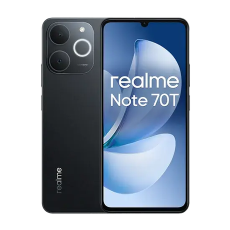 Realme Note 70T, Dual Sim, 4GB RAM, 128GB, Schwarz Handy24- Handy24