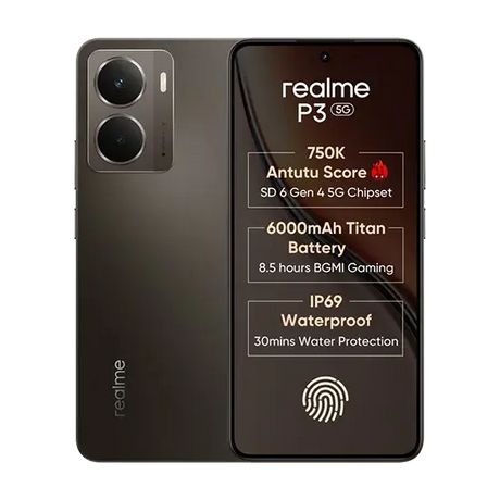 Realme P3, Dual Sim, 8GB RAM, 256GB, Grau Handy24- Handy24