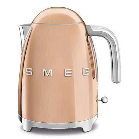 SMEG Wasserkocher, 1,7 l, 2400 W, Kunststoff, Edelstahl, Wasserstandsanzeige, Überhitzungsschutz. Roségold SMEG- Handy24
