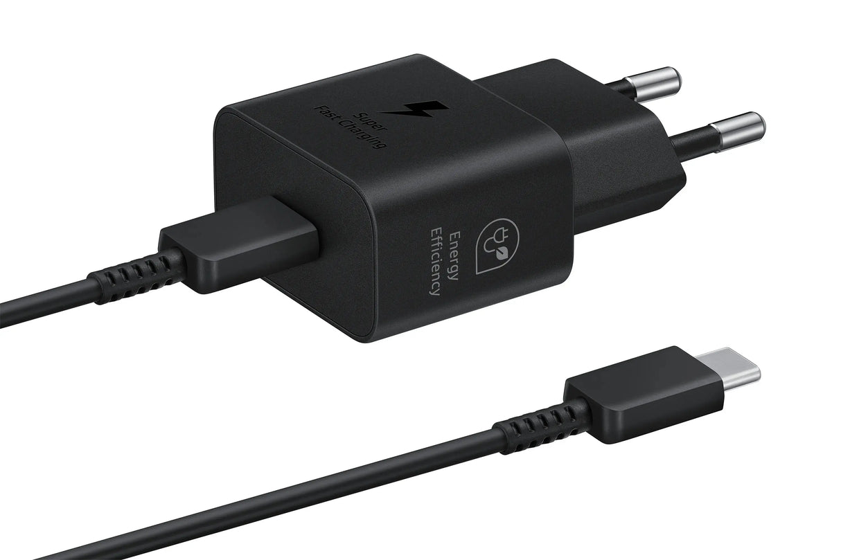 Samsung 25W USB-C Fast Adapter EP-T2510 mit Type-C Kable - Black