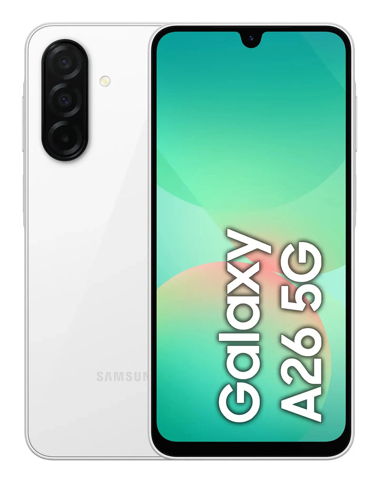 Samsung Galaxy A26, 17 cm (6.7"), 6 GB, 128 GB, 50 MP, Android 15, Weiß