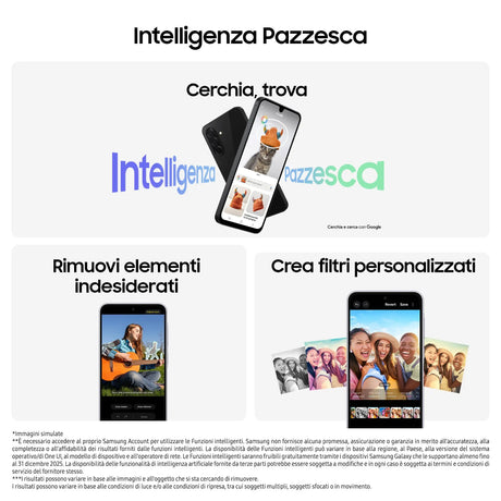 Samsung Galaxy A26, 17 cm (6.7"), 8 GB, 256 GB, 50 MP, Android 15, Schwarz Samsung- Handy24