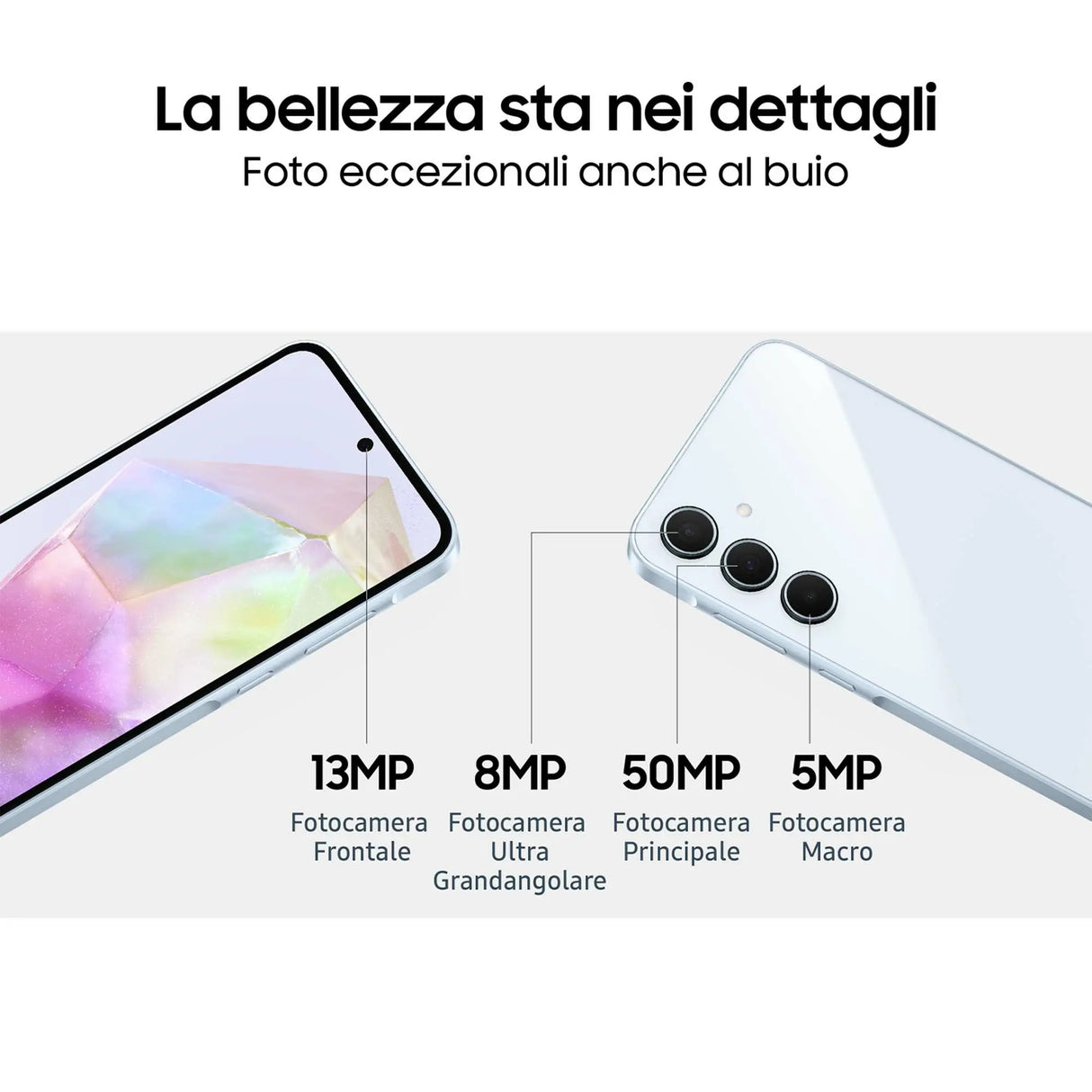 Samsung Galaxy A35 5G , 16,8 cm (6.6"), 6 GB, 128 GB, 50 MP, Android 14, Blau Samsung- Handy24