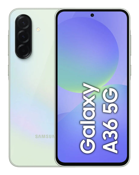 Samsung Galaxy A36 5G, A366, Dual SIM, 17 cm (6.7"), 6 GB, 128 GB, 50 MP, Android 15, Limette Samsung- Handy24