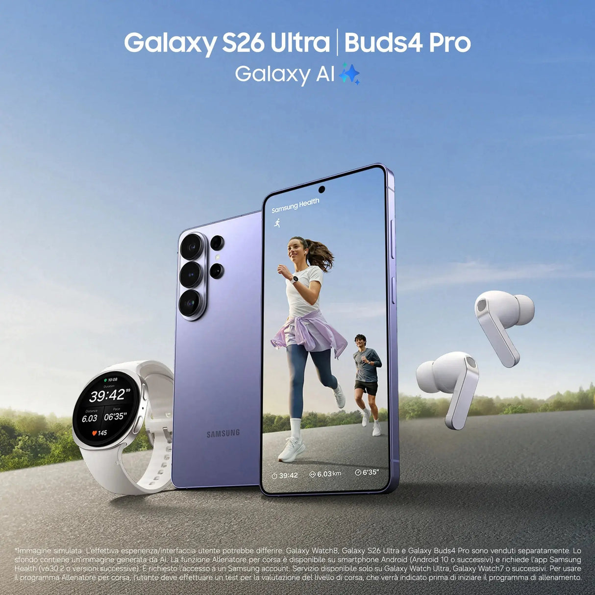 Samsung Galaxy S26 Ultra , 17,5 cm (6.9"), 16 GB, 1 TB, 200 MP, Android 16.0, Violett