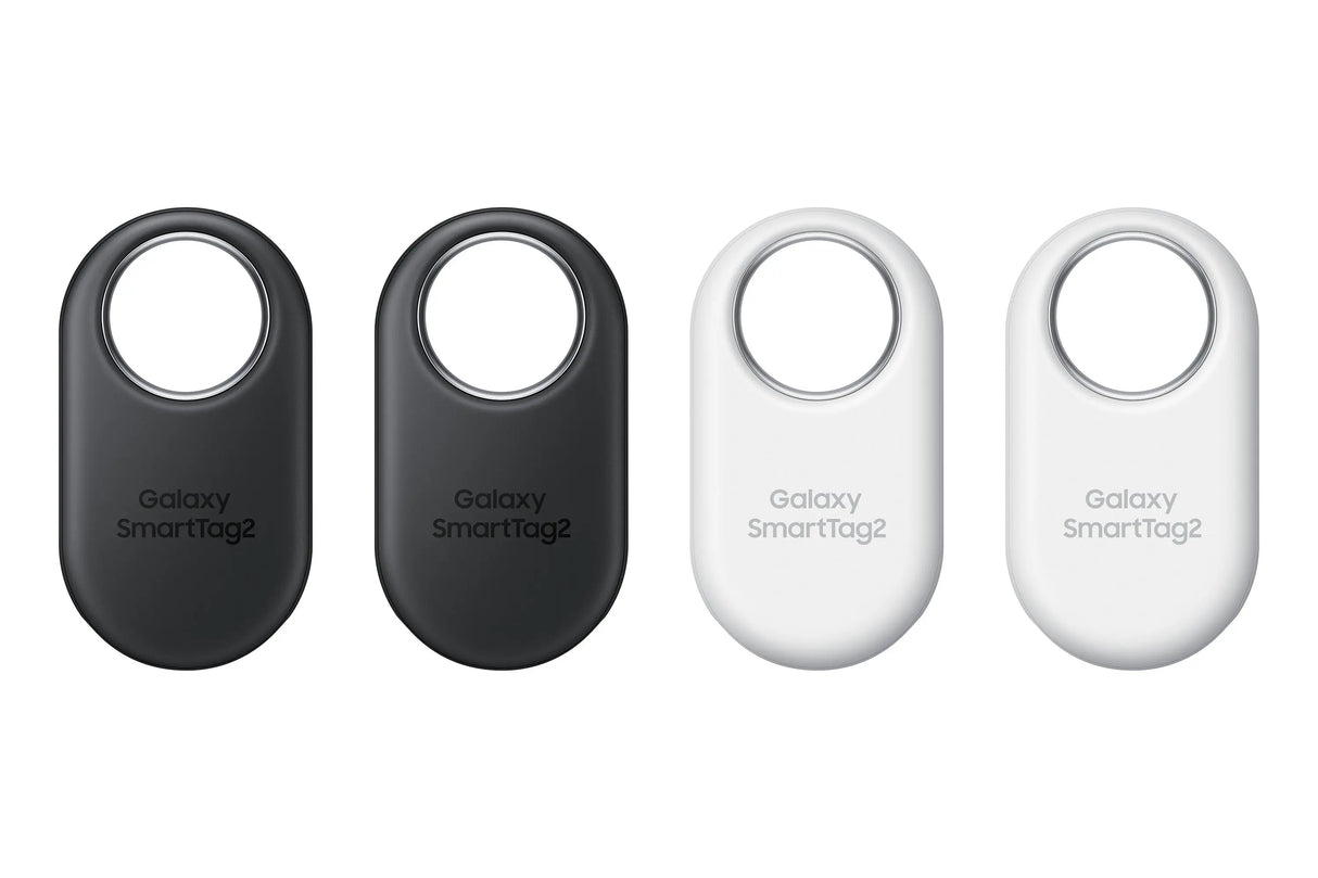 Samsung Galaxy SmartTag 2 EI-T5600 4 Per Pack 2x black+ white, Artikel, Finder, Graphit, Weiß, Staubresistent, 120 m, IP67 Samsung- Handy24