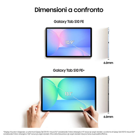 Samsung Galaxy Tab S10 FE, X520B, Wifi, 10.9, 12GB RAM, 256GB - Grau Samsung- Handy24