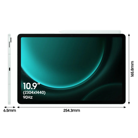 Samsung Galaxy Tab S9 FE, X510, 27,7 cm (10.9"), 2304 x 1440 Pixel, 256 GB, 8 GB, Mint Samsung- Handy24