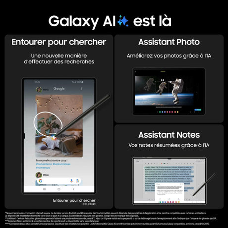 Samsung Galaxy Tab S9 SM-X710N, 27,9 cm (11"), 2560 x 1600 Pixel, 128 GB, 8 GB, Android 13, Graphit Samsung- Handy24