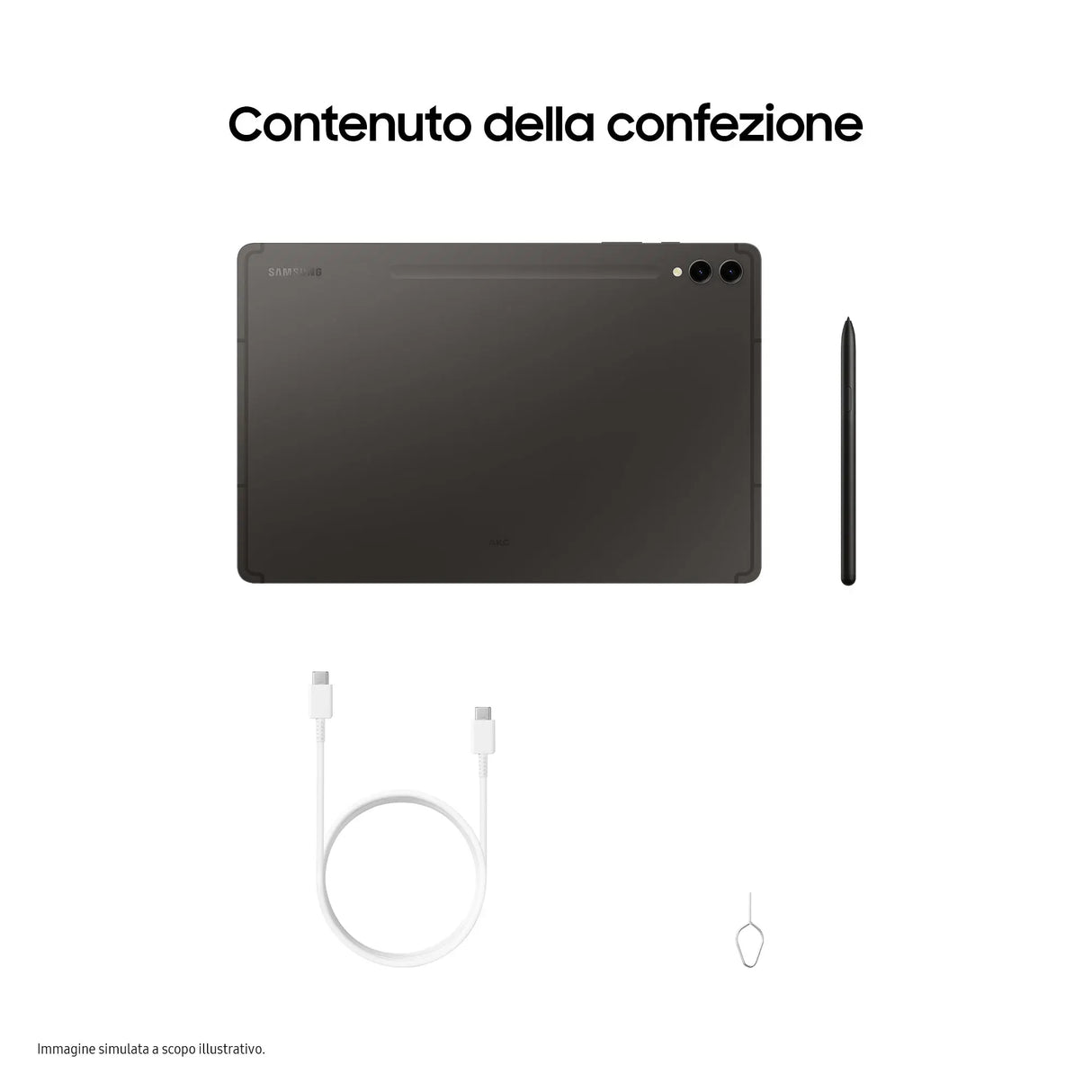 Samsung Galaxy Tab S9+ SM-X810 WiFi, 31,5 cm (12.4"), 2800 x 1752 Pixel, 512 GB, 12 GB, Android 13, Graphit Samsung- Handy24