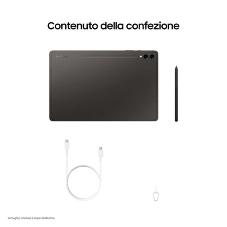 Samsung Galaxy Tab S9+ SM-X810 WiFi, 31,5 cm (12.4"), 2800 x 1752 Pixel, 512 GB, 12 GB, Android 13, Graphit Samsung- Handy24