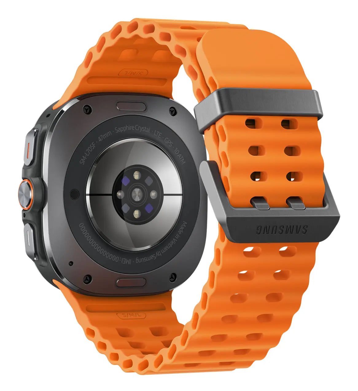 Samsung Galaxy Watch Ultra L705 47mm LTE - Grau, Band Orange Samsung- Handy24