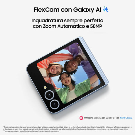Samsung Galaxy Z Flip6 , 17 cm (6.7"), 12 GB, 512 GB, 50 MP, Android 14, Mintfarbe Samsung- Handy24