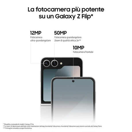 Samsung Galaxy Z Flip6 , 17 cm (6.7"), 12 GB, 512 GB, 50 MP, Android 14, Mintfarbe Samsung- Handy24