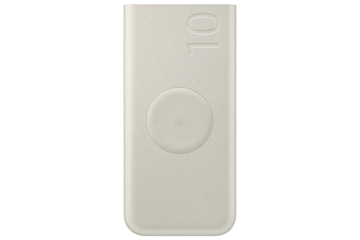 Samsung Induktive Powerbank, EB-U2510XUEGEU, 10000 mAh, Power Delivery 3.0, Kabelloses Aufladen, Beige Handy24- Handy24