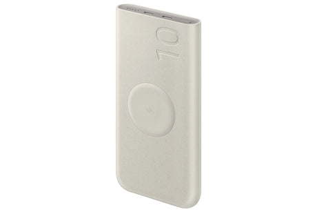 Samsung Induktive Powerbank, EB-U2510XUEGEU, 10000 mAh, Power Delivery 3.0, Kabelloses Aufladen, Beige Handy24- Handy24