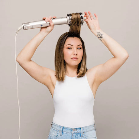 Shark FlexStyle HD446 5-in-1, Multistyler, Warm, Tasten, Gerade fassförmig, Beige, 2,5 m Handy24- Handy24