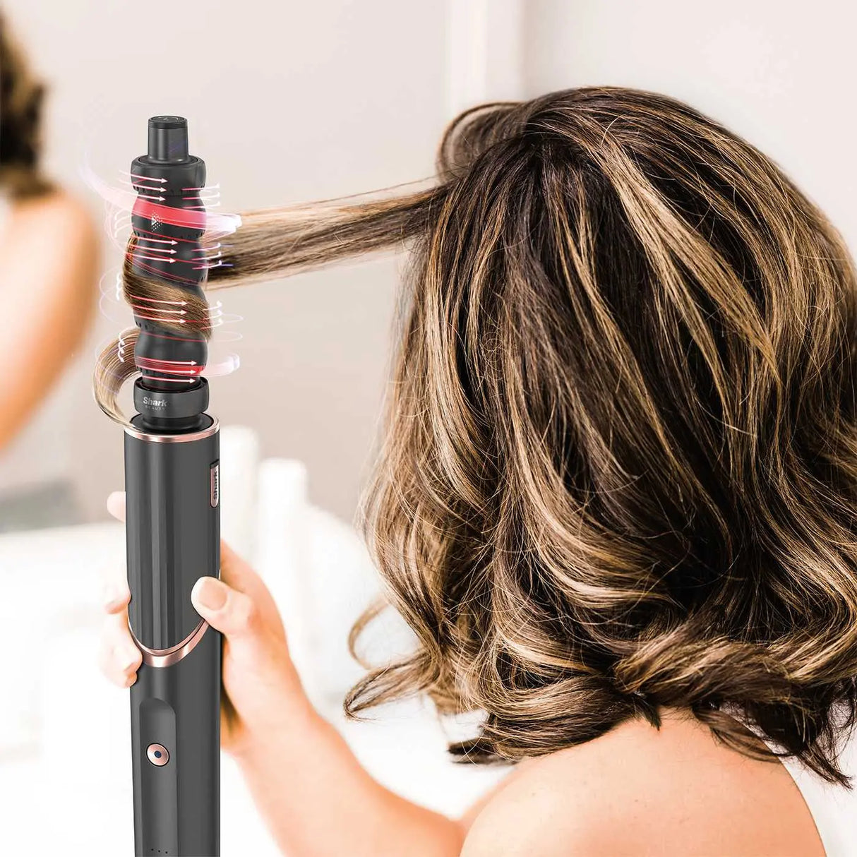 Shark FlexStyle HD446 5-in-1, Multistyler, Warm, Tasten, Gerade fassförmig, Schwarz, 2,5 m Handy24- Handy24