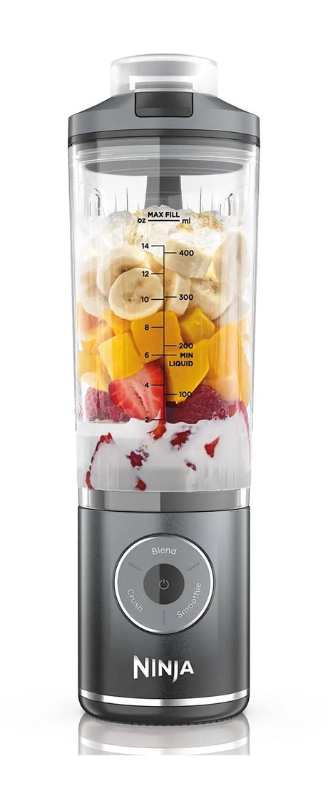Shark Ninja BC251EUGY, Tragbarer Mixer, 0,57 l, Eis-Crusher, Grau, Transparent Shark- Handy24