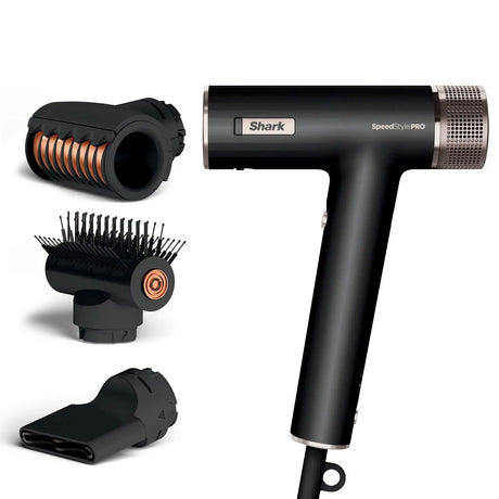 Shark SpeedStyle Pro HD731EU, Multistyler, Warm, Lockiges Haar, Glattes Haar, 110 °C, Schwarz Shark- Handy24