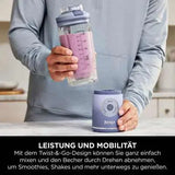 SharkNinja Ninja BC251EULD, Tragbarer Mixer, 0,57 l, Eis-Crusher, Lavendel, Transparent Handy24- Handy24