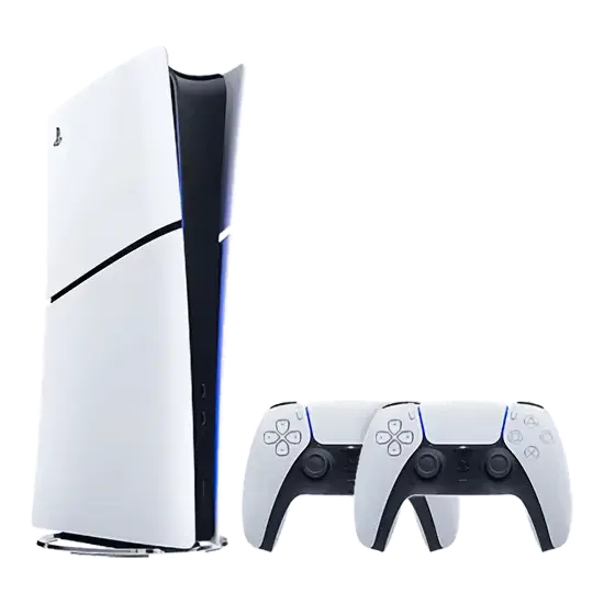 Sony Playstation 5 Slim Digital, PlayStation 5, Schwarz, Weiß, 16384 MB, GDDR6, 448 GB/s, AMD