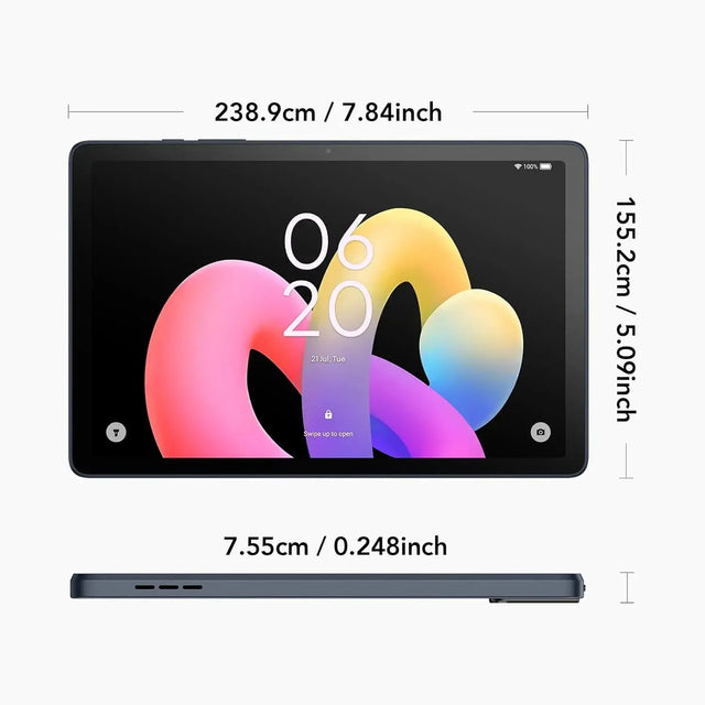 TCL TAB 10L Gen 4, 25,6 cm (10.1"), 1280 x 800 Pixel, 128 GB, 4 GB, Android 15, Anthrazit