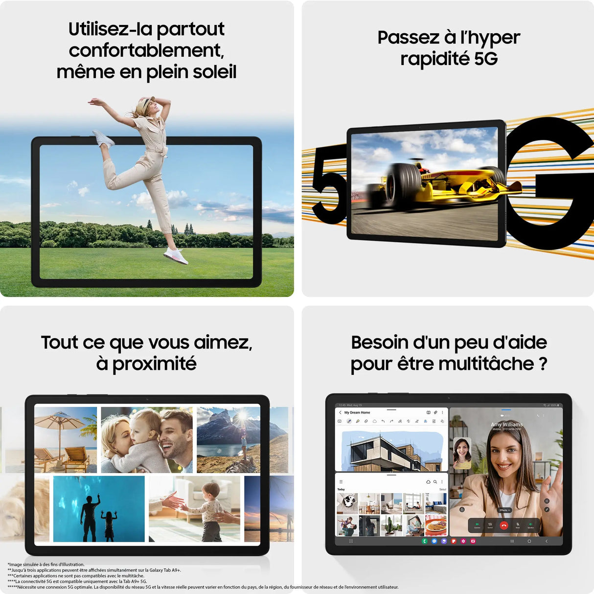 Tablet Samsung Galaxy Tab A9+ X210 11.0 WiFi 4GB RAM 64GB - Grau Samsung- Handy24
