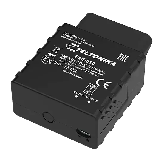 Teltonika FMB010 Easy Plug & Track Echtzeit-Tracker mit GNSS- GSM & Bluetooth - PDA - 131,07 MB