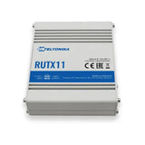 Teltonika RUTX11, Wi-Fi 5 (802.11ac), Dual-Band (2,4 GHz/5 GHz), Eingebauter Ethernet-Anschluss, 3G, 4G, Grau