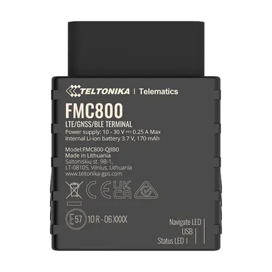 Teltonika · Tracker GPS· FMC800· Fahrzeug· LTE - Router - Bluetooth