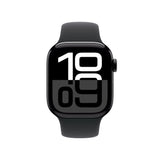 Watch Apple Watch Series 10 GPS 42mm Jet Black Aluminium Case, Sport Band M/L - Black Apple- Handy24