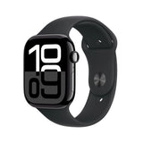 Watch Apple Watch Series 10 GPS 46mm Jet Black Aluminium Case, Sport Band M/L - Black Apple- Handy24