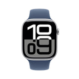 Watch Apple Watch Series 10 GPS 46mm Silver Aluminium Case, Sport Band M/L - Denim Apple- Handy24