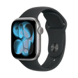 Watch Apple Watch Series 11 (2025) GPS 42mm Space Grey Aluminium Case with Black Sport Band S/M - Black