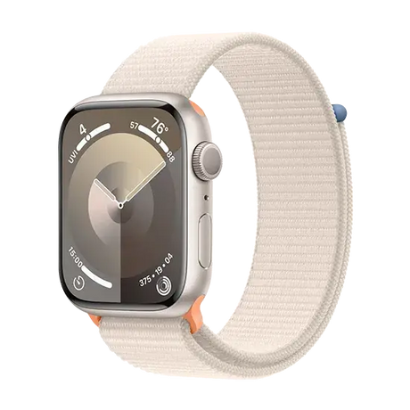 Watch Apple Watch Series 9 GPS 45mm Starlight Aluminium Case Sport Loop - Starlight Apple- Handy24